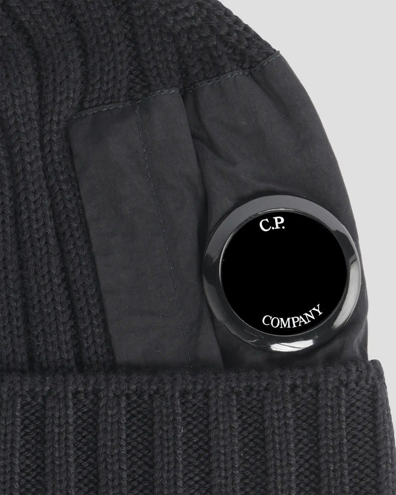 Bonnet C.P COMPANY Wool Lens Black