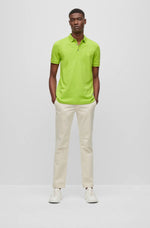 Polo BOSS Slim Fit en Coton Passenger Bright Green