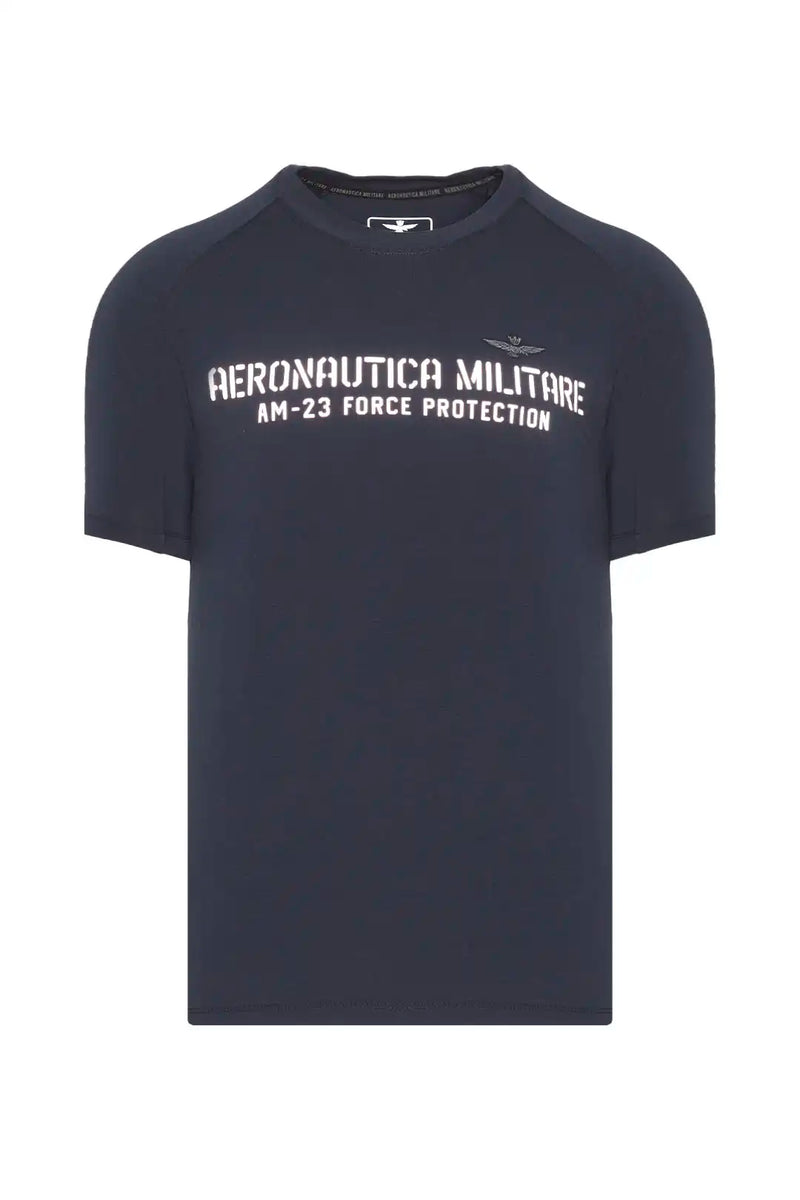 T-shirt AERONAUTICA MILITARE réfléchissant Dark Blu