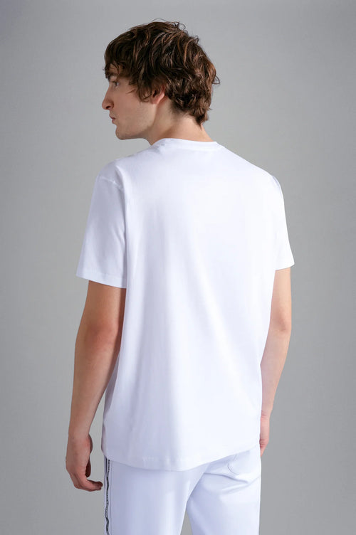 T-shirt PAUL & SHARK Imprimé Logo White