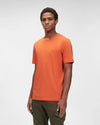T-shirt Sweat C.P COMPANY 30/1 Jersey Goggle Harvest Pumpkin
