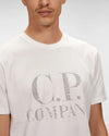 T-shirt Sweat C.P COMPANY 30/1 Jersey Large Gauze White