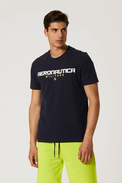 T-shirt AERONAUTICA MILITARE Sportif Blu Navy