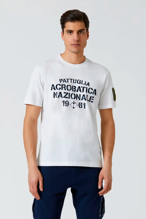 T-shirt AERONAUTICA MILITARE PAN Archivio Off-White